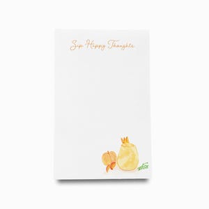 Cocktail Lover Notepad | Notepad Set | To Do List | Peach Bellini Lover Notepad | Summer Gift | Peach Bellini Bar Cart | Summer Hostess Gift
