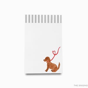 Dog Lover Notepad | Puppy Dog Notepad Set | Modern To Do List | Feminine Notepads | Gift for Dog Lover | Dog Gift | Dog Mom Notepad Set