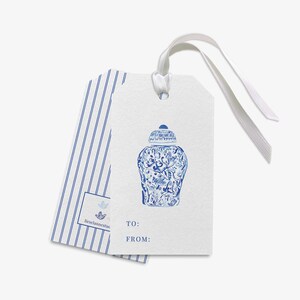 Cadeaukaartjes gemberpotje [set van 8] | Cadeaukaartjes gemberpotje | Cadeaukaarten | Telefoonkaarten | Cadeaukaartjes voor het gezin | Chinoiserie-tags