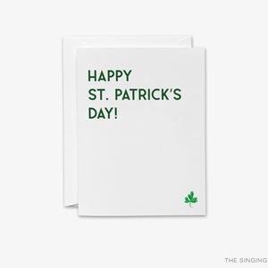 Carte de voeux pour la Saint-Patrick de Zazzle.be Liste d'envies Vous avez des idées ? Carte de trèfle | trèfle à quatre feuilles | Carte pliée aquarelle verte | Saint-Paddy | Carte irlandaise
