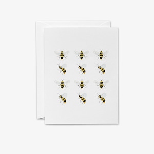 Bee Greeting Cards | Bee Blank Cards | Bee Lovers | Bee Notes | Be Yourself Gift | Unique Watercolor | Bee Keeper