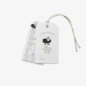 Sheep Gift Tags [Sets of 8 ] | Sheep Gift Tags | Sheep Lover Gift | Lamb Lovers | Black Sheep Unique Favor Tags | Family Gift Tag