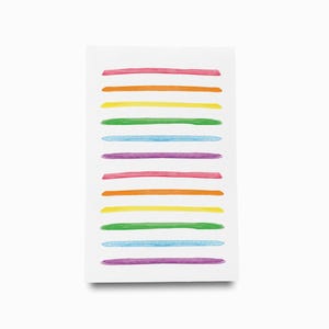 Rainbow Notepad | Colorful Rainbow Notepad Set | Rainbow To Do List | Kids Notepads | Rainbow Gift | Grocery List | Be You | Kids Birthday