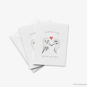 Funny Ghost Love Card | "Thanks For Being My Boo" image 2