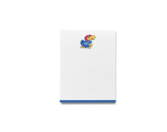 Kansas Jayhawk Notepad | Officially Licensed Product | University of Kansas Gift | KU To Do List | Jayhawk Lover | Hostess Gift