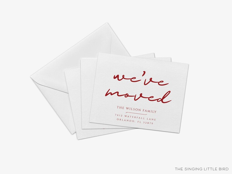 Modern Moving Announcement Cards | Personalized New Home Postcard image 5