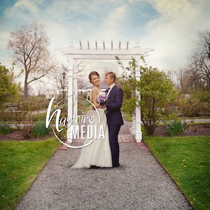Belle scène de toile de fond de la nature d’arborescence de mariage - Fond de photographie numérique pour l’engagement, la réception ou le mariage - Téléchargement instantané