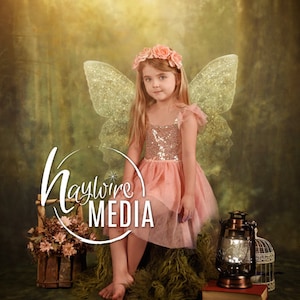 Magical Child Fairytale Enchanted Nature Forest in Woods Digital Photo Background Background for Photographers - Téléchargement instantané