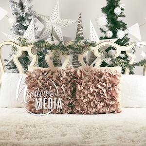 Bébé, tout-petit, enfant, famille de travail de noël Fond de lit avec couronne et arbres - Photographie Digital Backdrop Prop pour les photographes - JPG