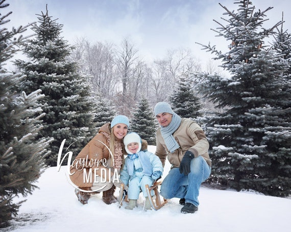 Winter-Fotohintergrund Von Allenjoy – Verschneite Landschaft, 2,1x1,5 M, Ideal Für Weihnachtsfotos