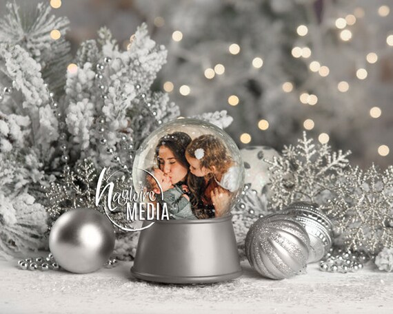 Familie Weihnachten Winter Schneekugel Png Vorlage Digitale Etsy