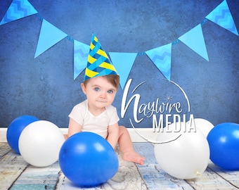 Bebe Nino Pequeno Nino Cumpleanos Bash Fotografia Digital Etsy Espana