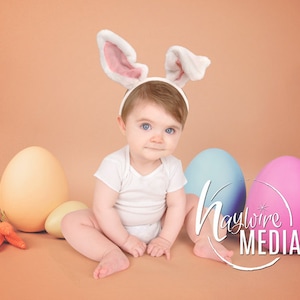 Baby, Toddler, Child, Easter Photography Digital Backdrop Background Prop with Eggs for Photographers - Instant Download