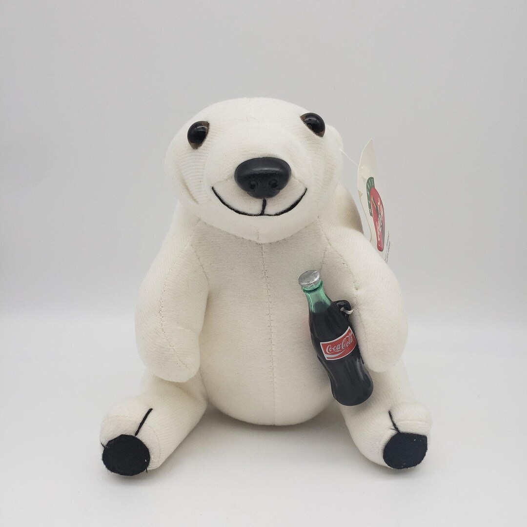 DUNCAN コカコーラ　シロクマ 1993年 コカ・コーラ 7インチ コーラのボトルを持つシロクマの白い