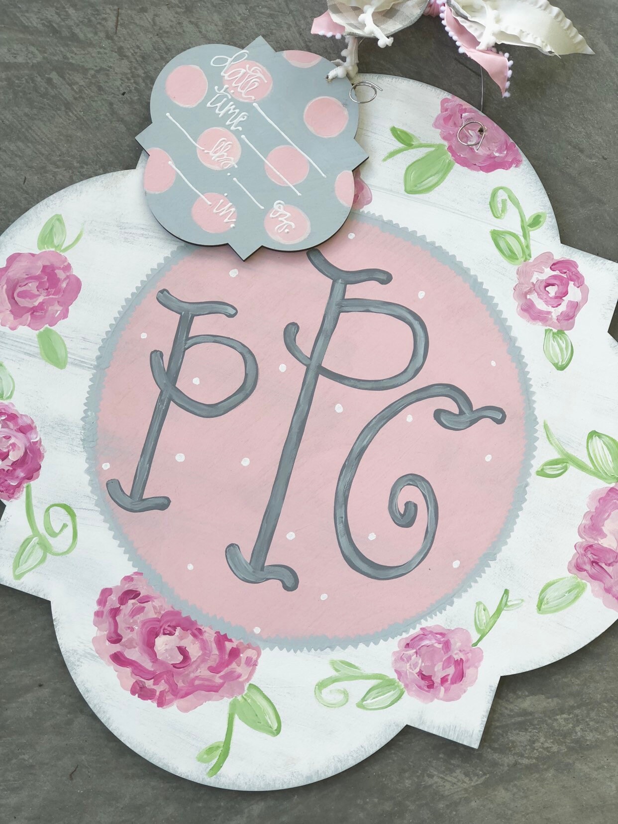 Hospital Door Hanger For Girls Hospital Door Hanger Baby Girl