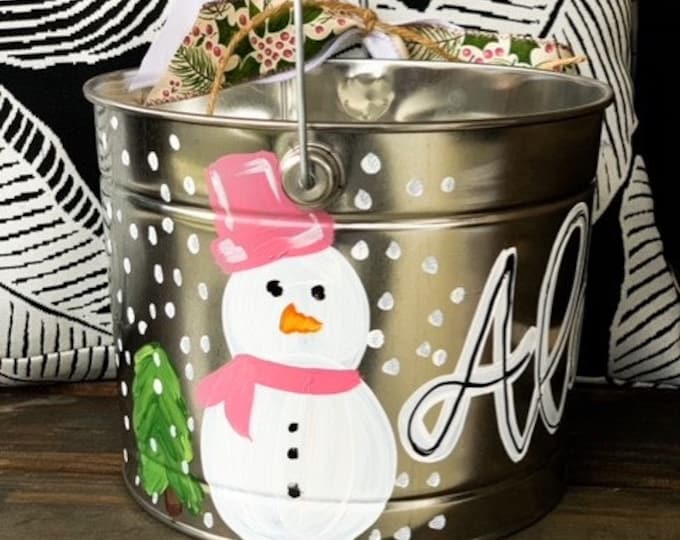 Christmas bucket | personalized Christmas gift
