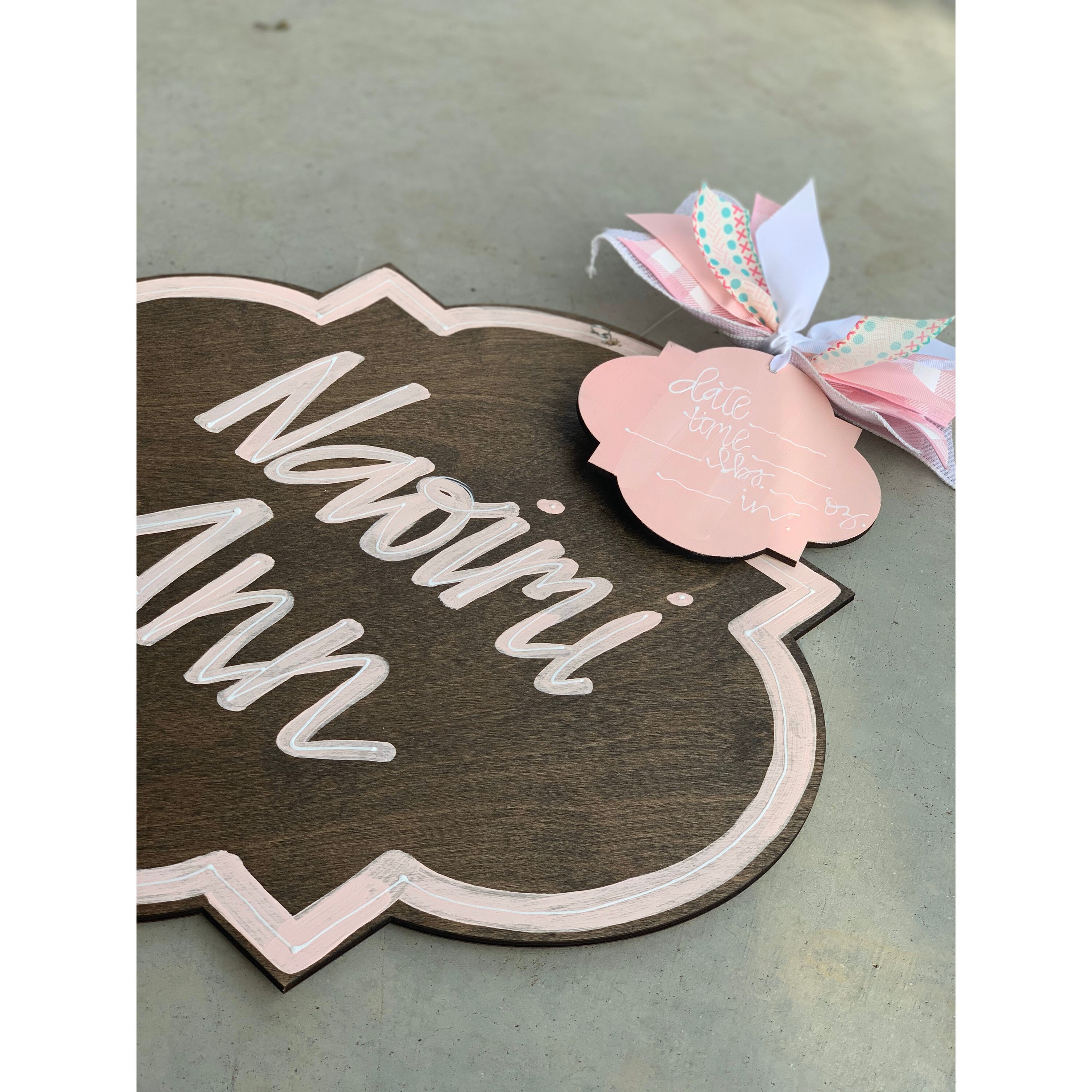 Hospital Door Hanger for Girls Hospital Door Hanger Baby Etsy