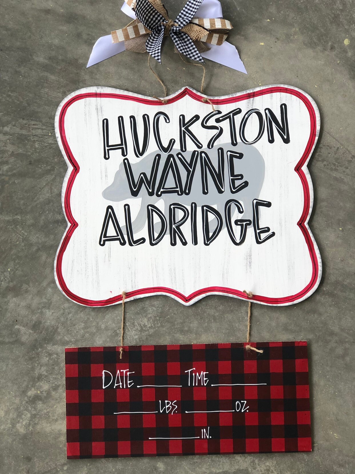 Baby Boy Announcement Baby Boy Door Hanger Hospital Door Etsy