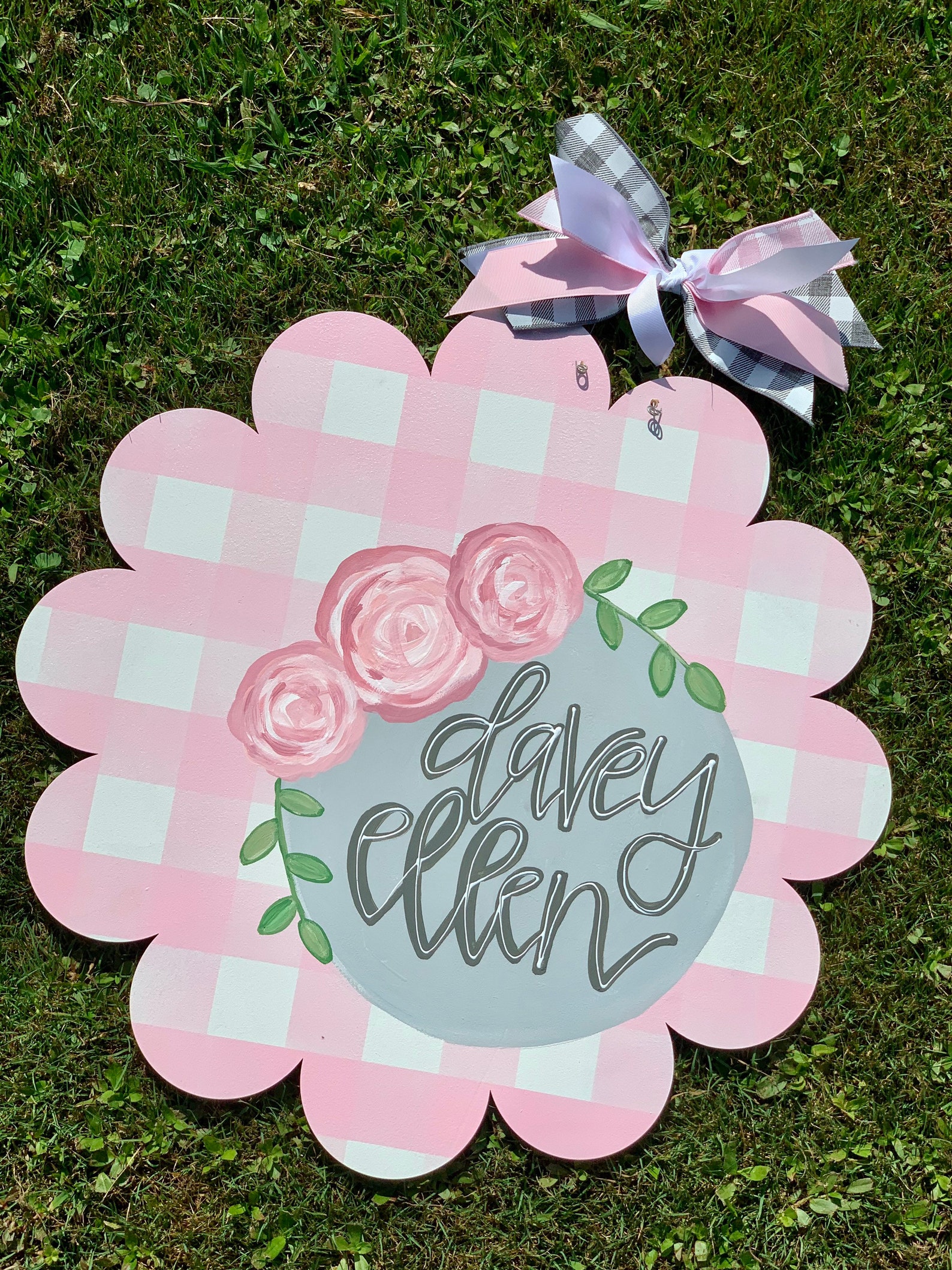 Hospital door hanger for girls hospital door hanger baby Etsy