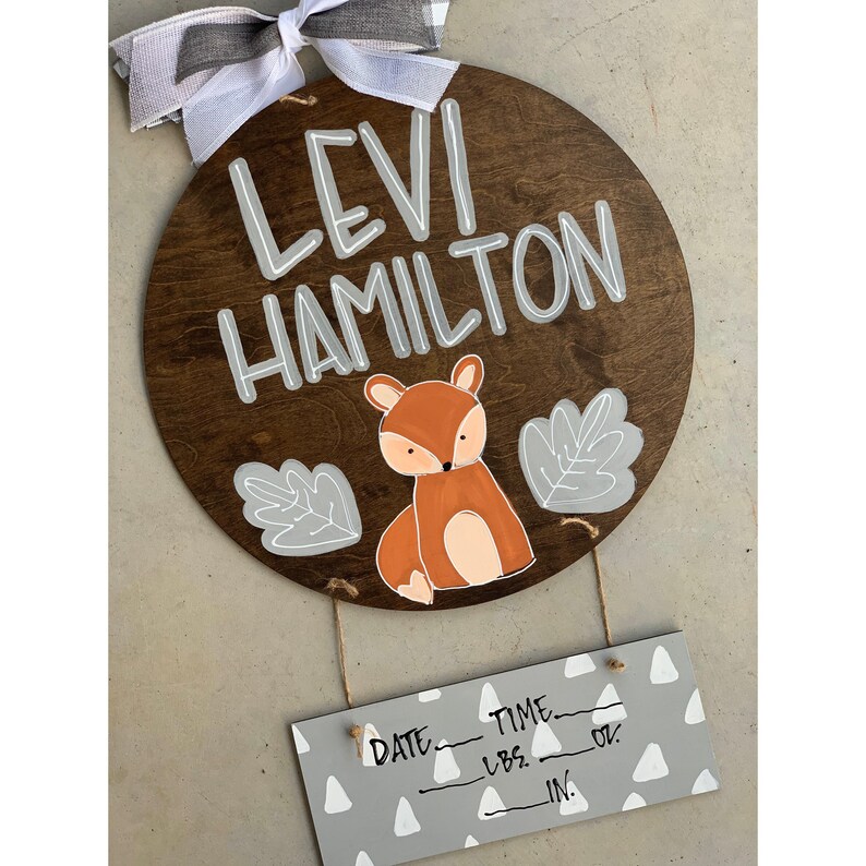 Hospital Door Hanger for Boys Hospital Door Hanger Baby Boy Etsy