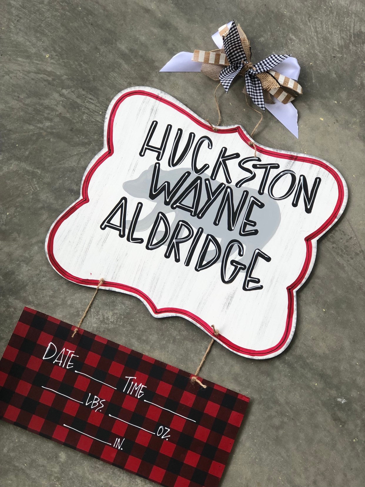Hospital Door Hanger For Boys Hospital Door Hanger Baby Boy
