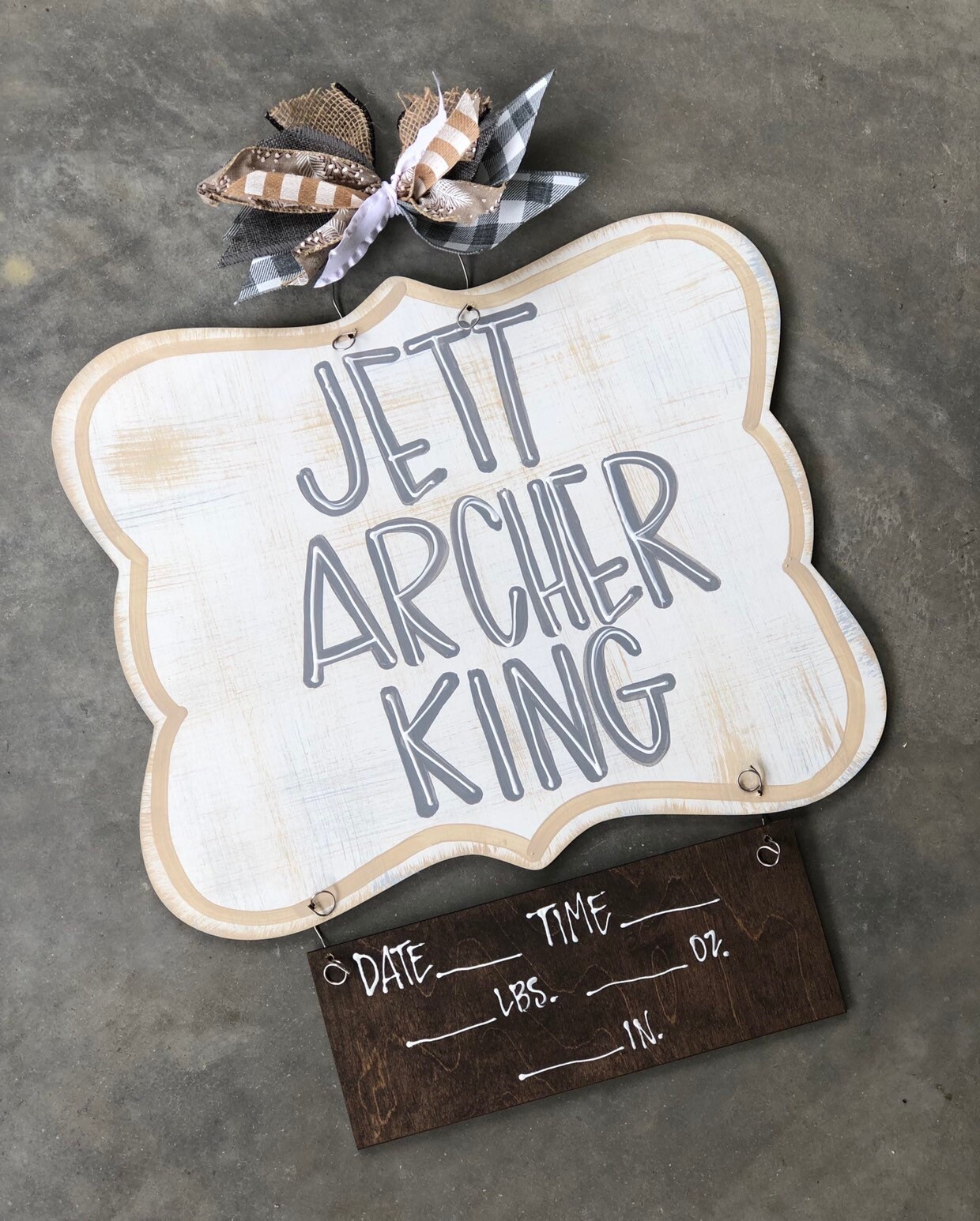Hospital Door Hanger For Boys Hospital Door Hanger Baby Boy