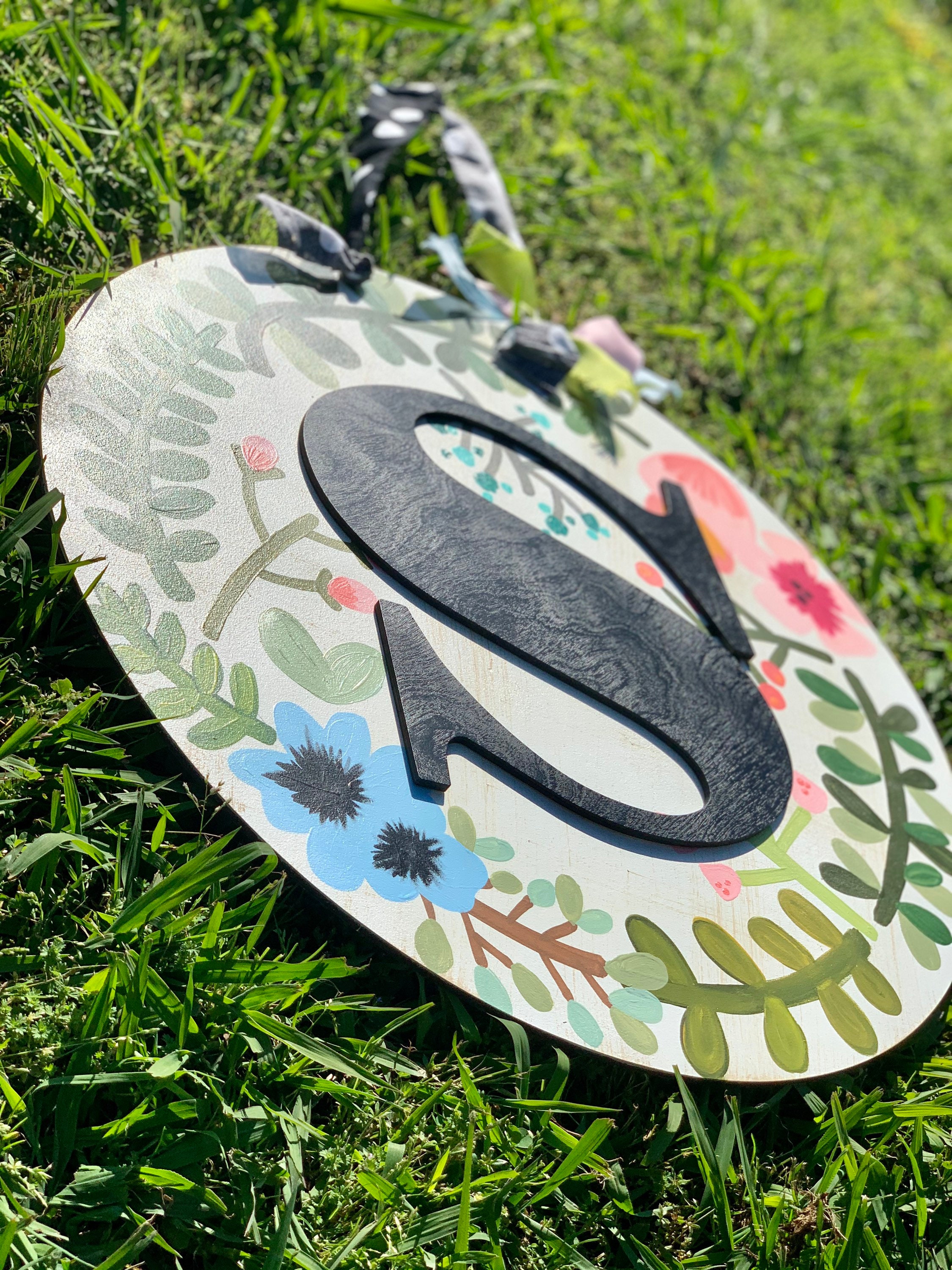 Spring Door Hanger Summer Door Hanger Spring Décor Summer Etsy