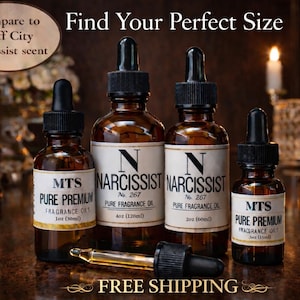 NARCISSIST Pure Fragrance Oil ~Uncut~ compare to BUFF CITY Soap, Our beautiful creation of Egyptian musk, Patchouli, Cinnamon~ Free Shipping
