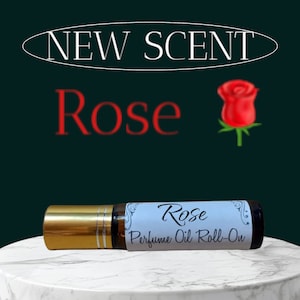 Rose Roll-On Perfume Oil 10ml – Handmade Vegan Floral Fragrance for Skin