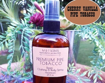 cherry vanilla tobacco CHERRY VANILLA PIPE Tobacco Scented Room & Clothing Spray, Super Strong  Scent 4.5 Fl Oz Smells Just Like the Tobacco Grandpa Used to Smoke!