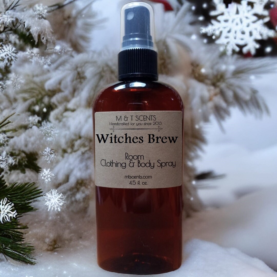 WITCHES BREW Room & Clothing Spray, GREAT Super Strong Scent 4.5 Fl Oz