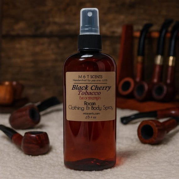 cherry pipe tobacco near me BLACK CHERRY Pipe Tobacco Room and Clothing Spray 4.5oz | Rich Sweet  Nostalgic Aroma