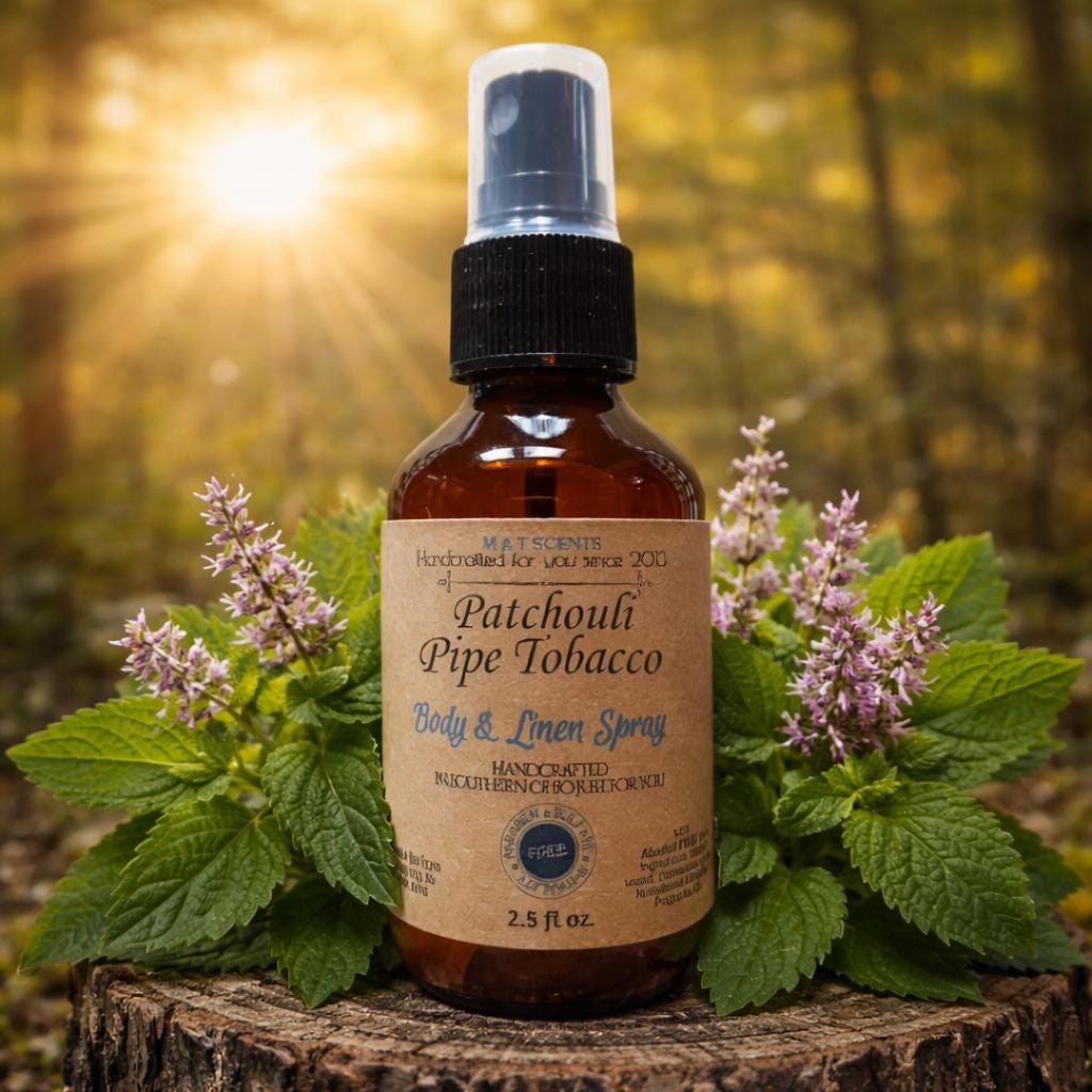 tobacco patchouli PATCHOULI PIPE TOBACCO Body Spray 2.5oz Bottle, A Smooth, Unique Blend of  Tobacco Leaf and Patchouli