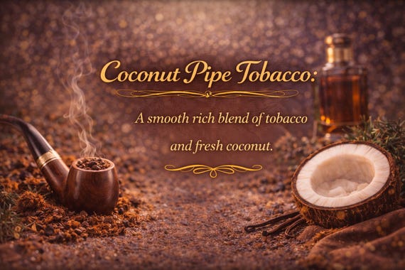 COCONUT TOBACCO Scented Roll on Perfume Oil 10ml Handmade Vegan - A Smooth  Rich Blend of Tobacco and Fresh Coconut