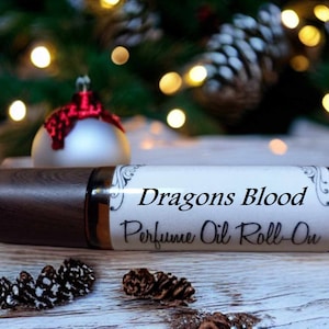 DRAGONS BLOOD Roll on Perfume Oil Handmade Vegan - 10ml