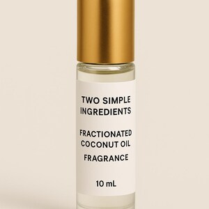 Sandalwood Incense Roll On Perfume Oil 10ml Vanilla Musk Woody Scent Unisex Fragrance Alcohol Free Handmade Travel Size bild 4