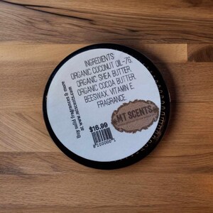 CINNAMON VANILLA Solid Cologne Balm 1oz – Warm Spicy Sweet Fragrance Travel Size Vintage Style Pocket Perfume image 3