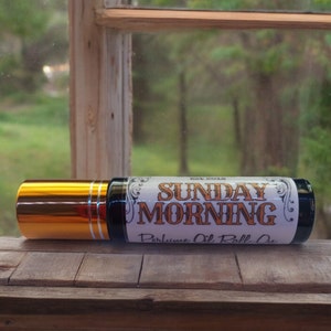 Sunday Morning Perfume Oil – 10ml Roll On Bacon, Cinnamon Toast, Maple Pancake Scent – Handmade Vegan Unisex Fragrance