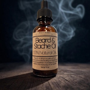BEARD OIL 1oz Conditioning Beard Care Oil CHOOSE Your Fragrance Handmade Grooming Oil Softens Beard image 1