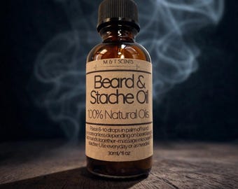 Natural Beard Oil 1oz Conditioning Beard Care Oil Choose Your Fragrance Handmade Grooming Oil Softens Beard