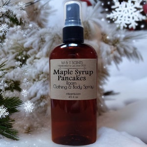 MAPLE SYRUP PANCAKES Room & Clothing Spray, great, Super Strong Scent 4.5 fl oz true maple syrup sweetness