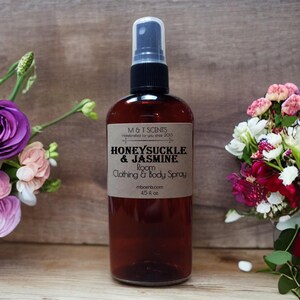 HONEYSUCKLE and JASMINE scented Room & Clothing Spray, 4.5oz,