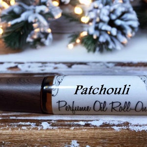 PATCHOULI Roll on Perfume Oil Handmade Vegan - blend of patchouli leaves with a sophisticated musk background 10ml