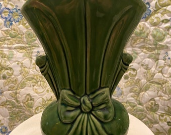 Vintage Shawnee green vase