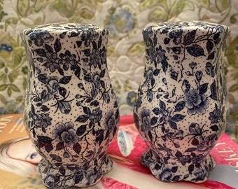 Chintz floral salt and pepper set