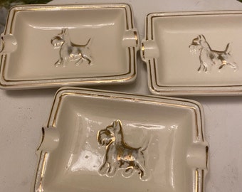 Scottie Dog Ashtrays