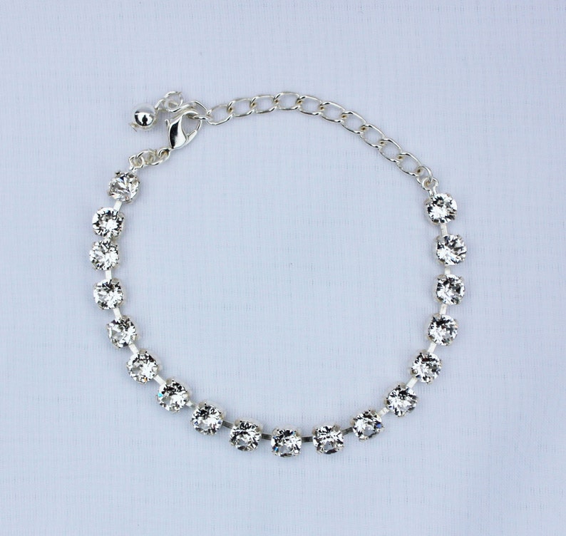 Swarovski Crystal Ketting of Armband Classic Crystal 6mm Etsy