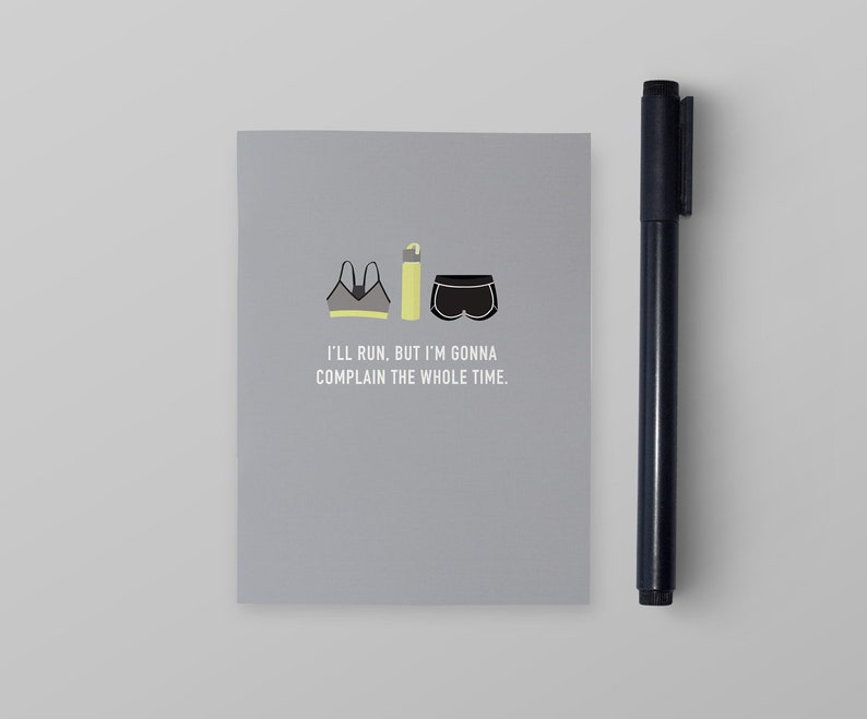 Pocket Notebook Small Notebook Funny Notebook Funny Journal I/'ll Run Pocket Notebook Funny Gift Funny Stationery