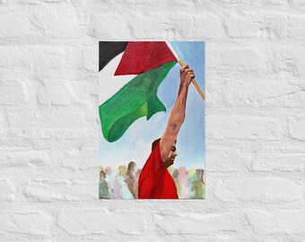 Gratis Palestijnse kunstafdruk