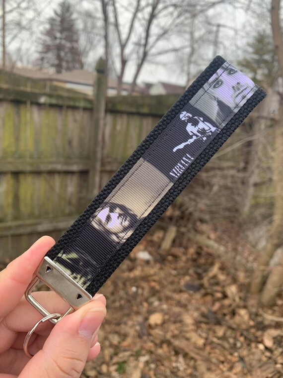 Nirvana Kurt Cobain Keyfob/Keychain/Wristlet